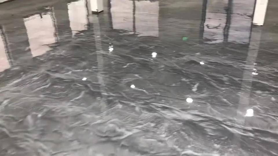 Patterned floor walk-through